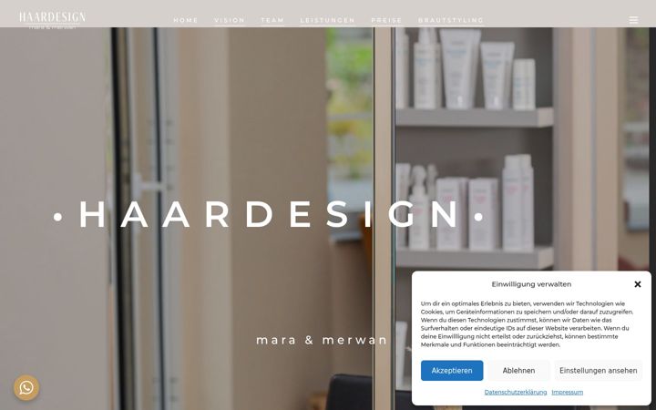 Screenshot of haardesign.info