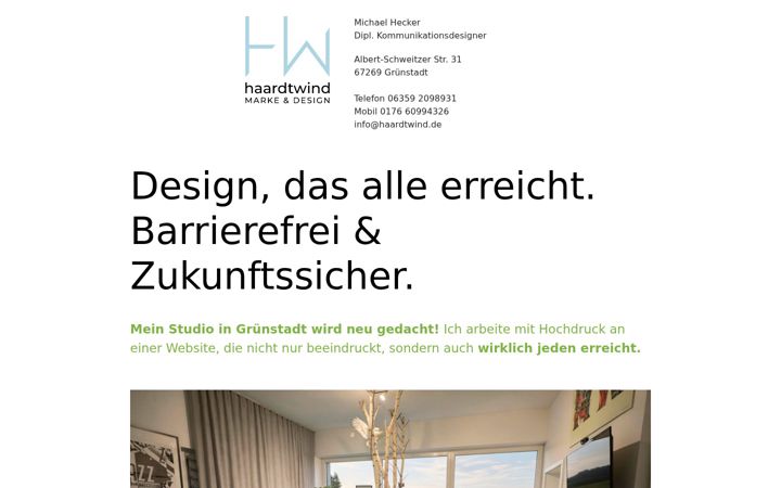 Screenshot of haardtwind.de