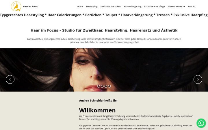 Screenshot του haarimfocus.de