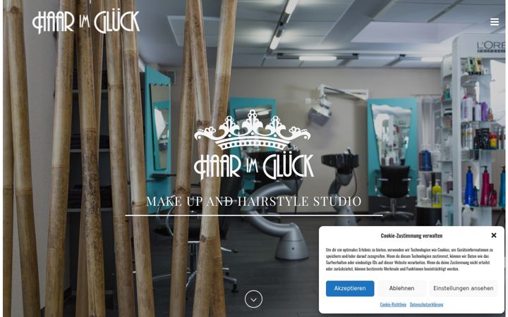 Screenshot of haarimglueck.ch