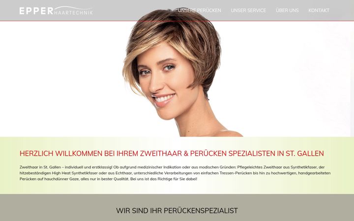 Screenshot of haarinfo.ch