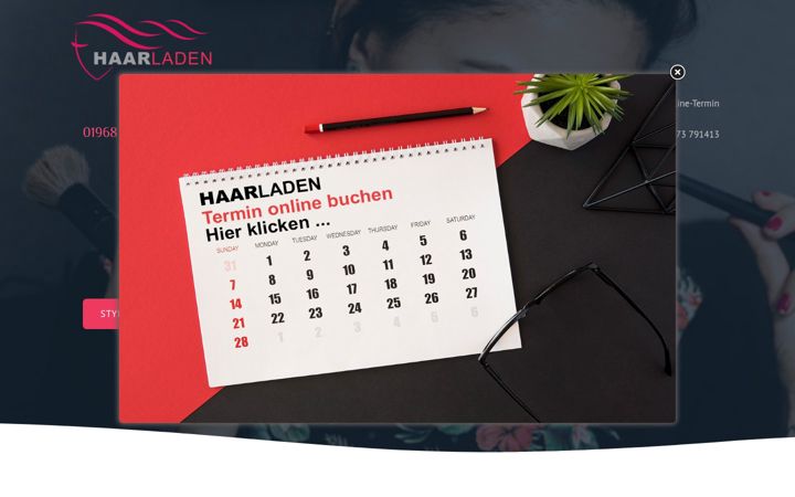 Screenshot of haarladen-senftenberg.de