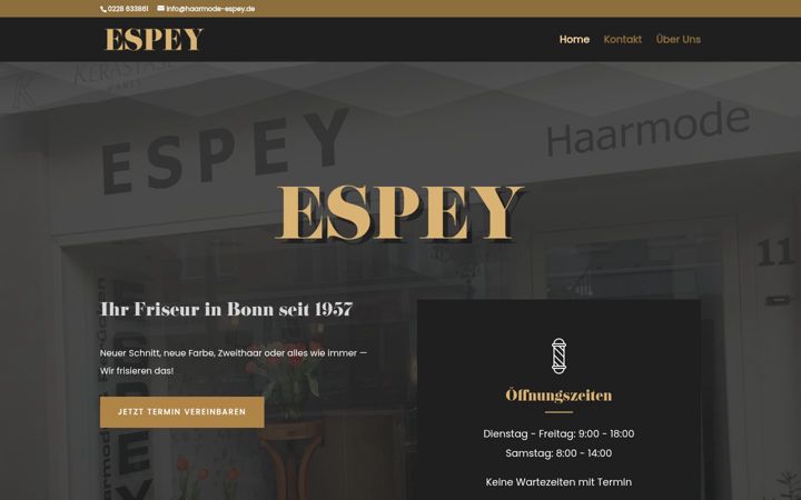 Screenshot of haarmode-espey.de