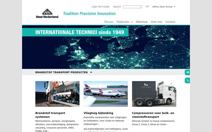 Screenshot of haarnederland.nl