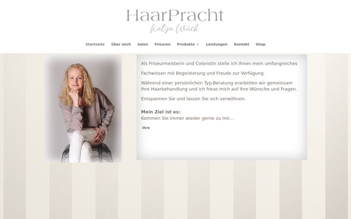 Screenshot of haarpracht-kuernach.de