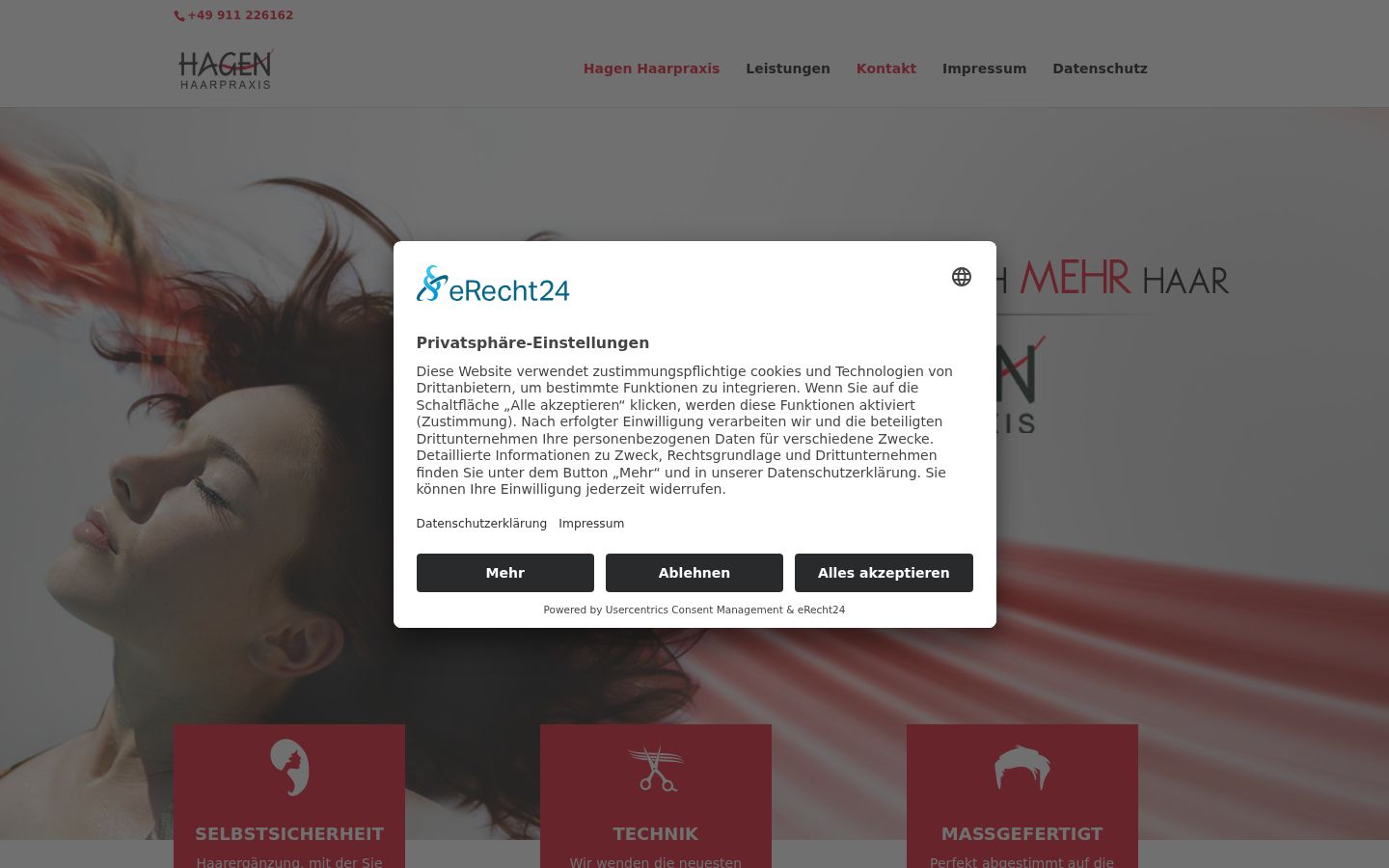 Screenshot tal-banner tal-kunsens muri qabel kwalunkwe interazzjoni