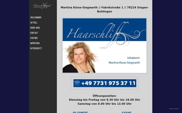 Screenshot of haarschliff-siegwarth.de