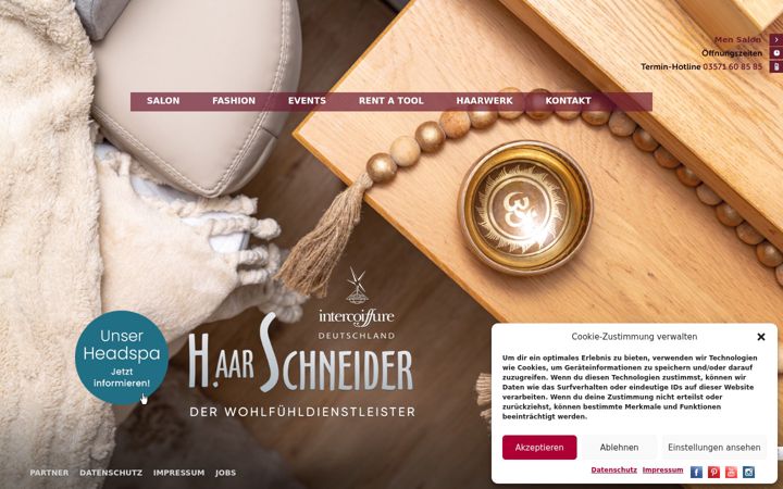 Screenshot of haarschneider.info