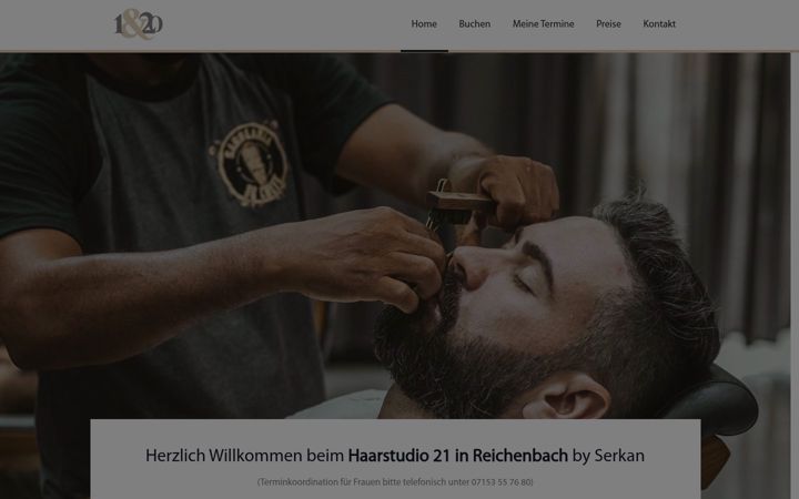 Screenshot of haarstudio-21.de