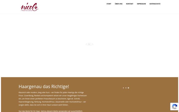 Screenshot of haarstudio-nicole.de