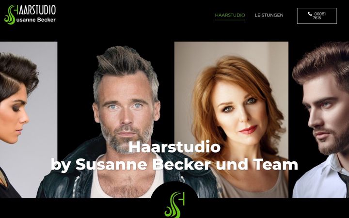 Screenshot of haarstudio-susanne.de