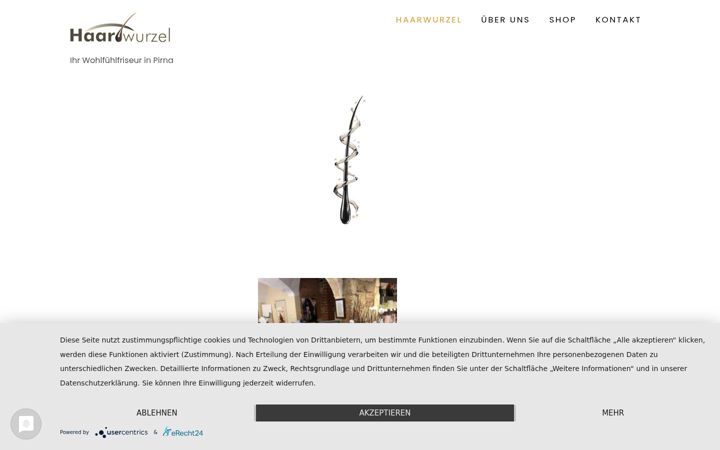 Screenshot of haarwurzel.net