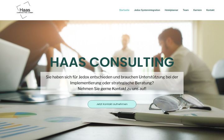 Screenshot of haas-consulting-gmbh.de