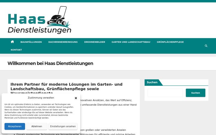 Screenshot of haas-dienstleister.de