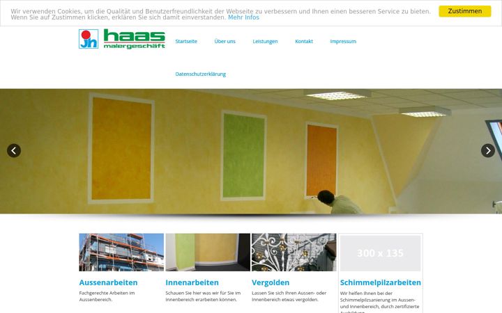 Screenshot of haas-malergeschaeft.com