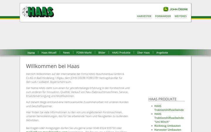 Screenshot of haas-maschinenbau.com