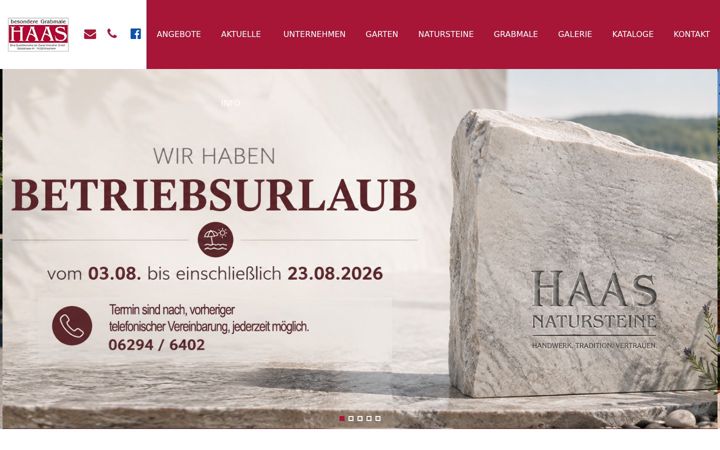 Screenshot of haas-natursteine.de