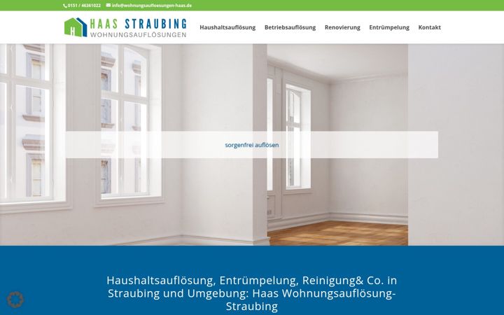 Screenshot of haas-trockenbau.de