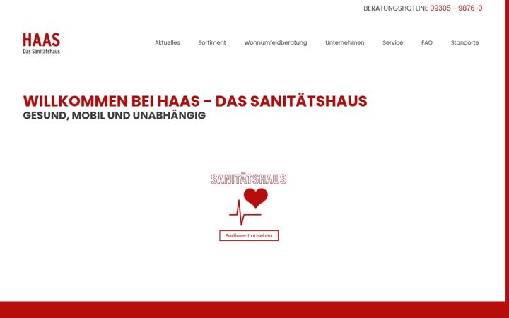 Screenshot of haas.life