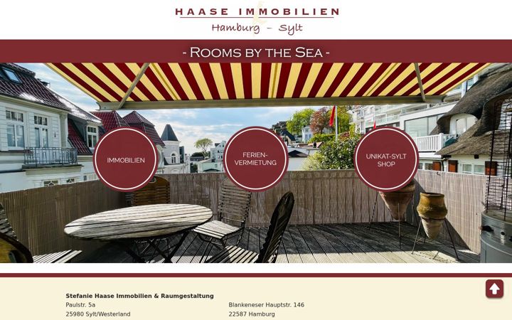 Screenshot of haase-immobilien-hh.de