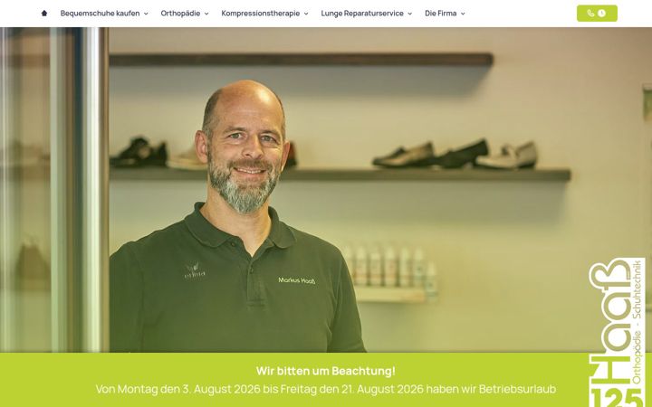Screenshot of haass-online.com