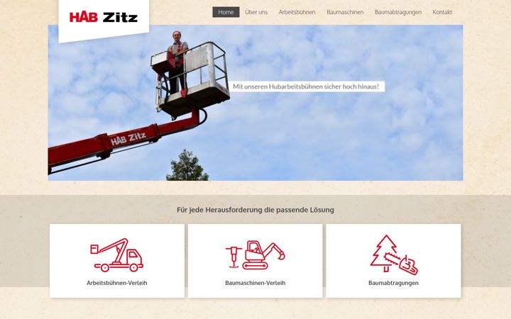 Screenshot of hab-zitz.at