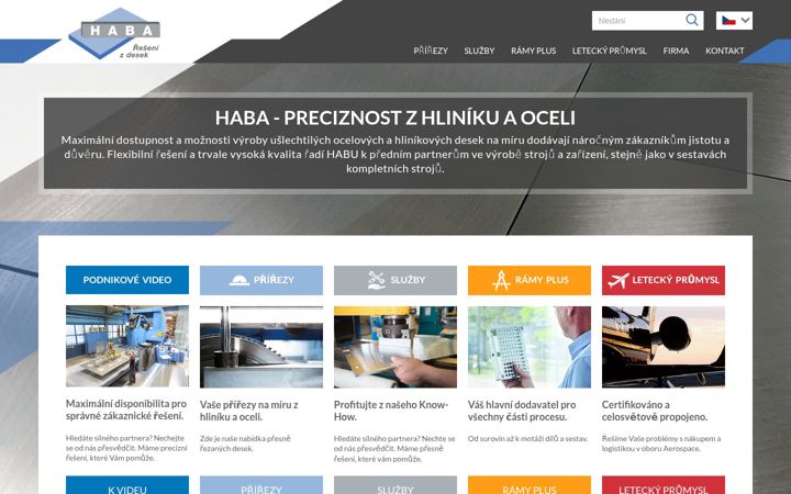 Screenshot of haba-sro.cz