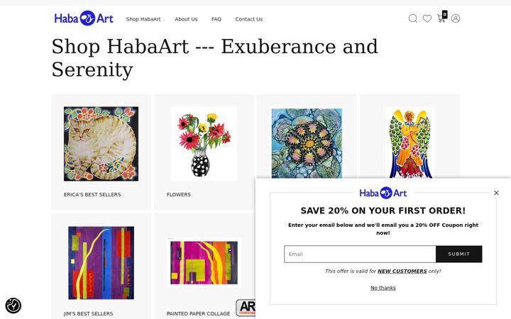Screenshot of haba.art