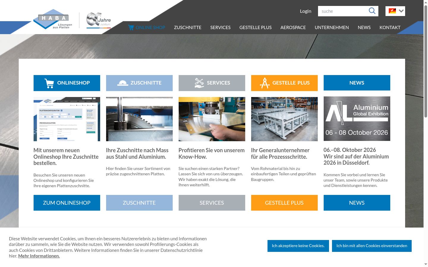 Screenshot tal-banner tal-kunsens muri qabel kwalunkwe interazzjoni