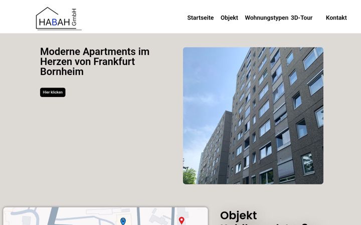 Screenshot of habah.de