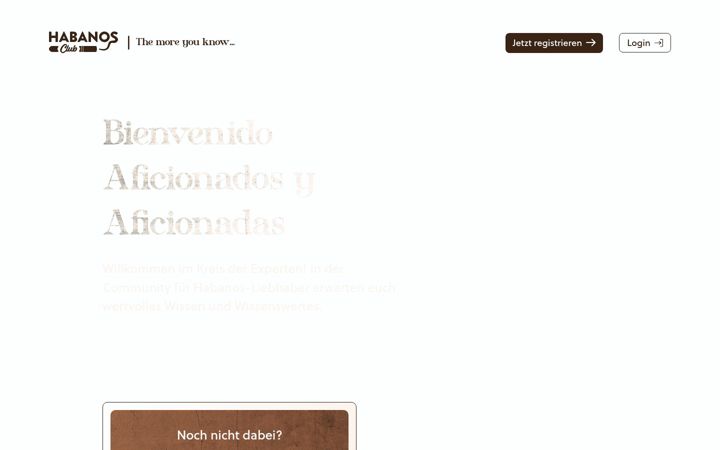 Screenshot of habanos-club.de