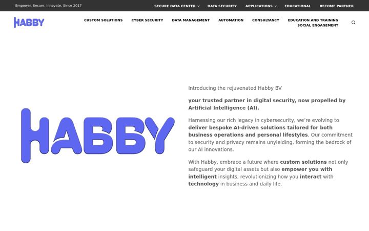 Screenshot of habbybv.com