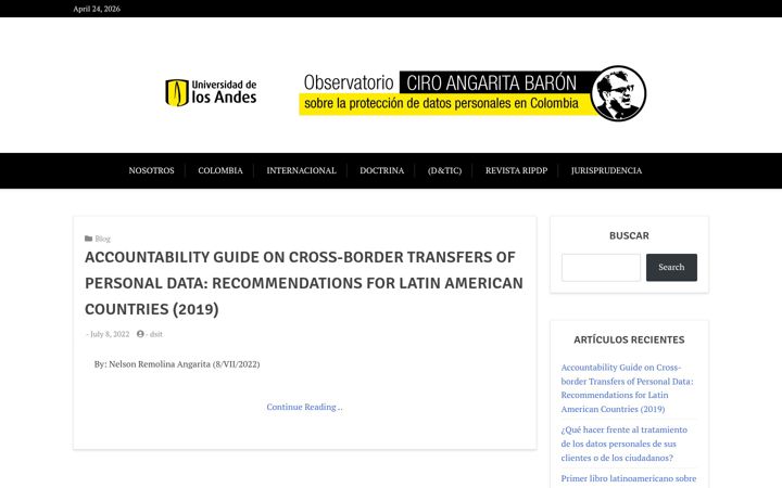 Screenshot of habeasdatacolombia.uniandes.edu.co