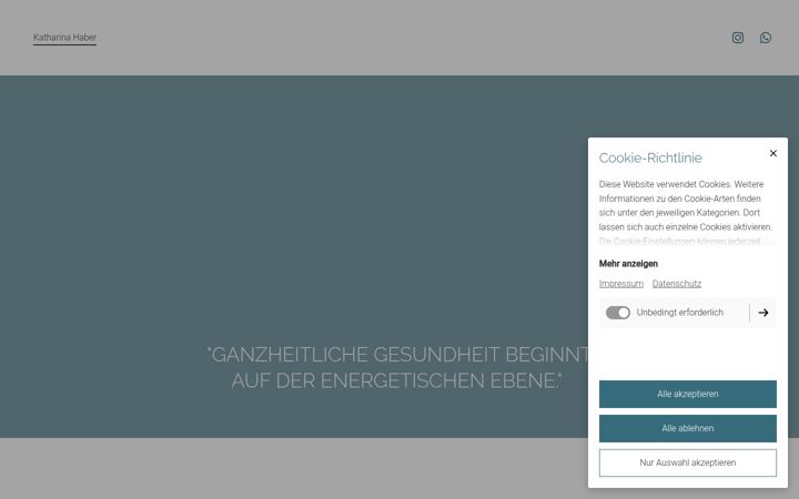 Screenshot of haber-energieheilung.de