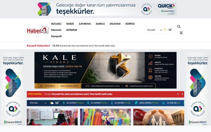 Screenshot of haber41.com.tr