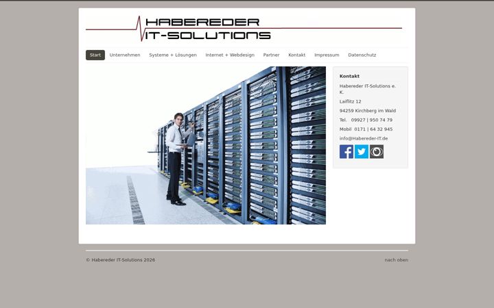 Screenshot of habereder-it.de