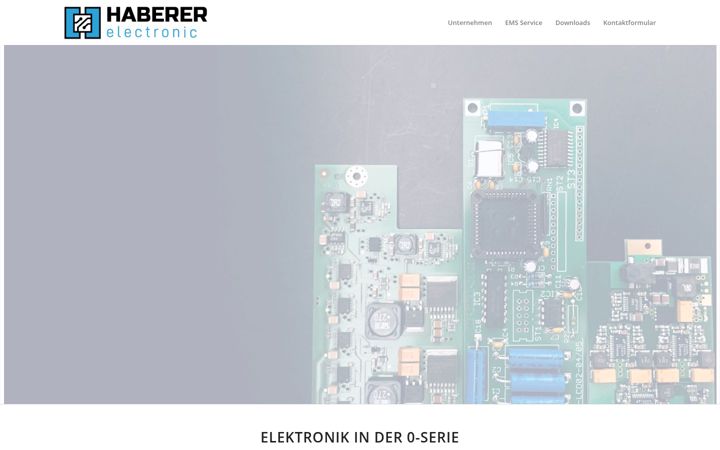 Ekrano kopija haberer-electronic.de