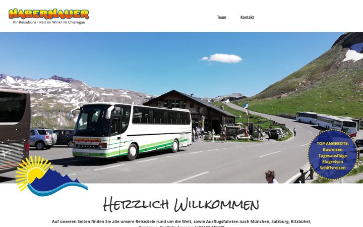 Screenshot of haberhauer-touristik.de