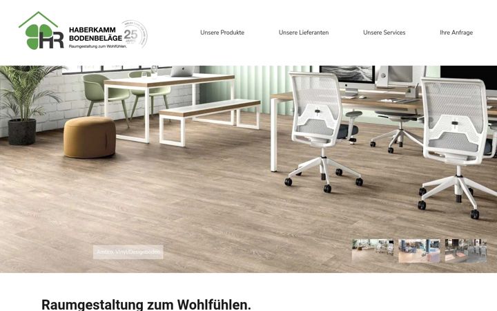 Screenshot of haberkamm-bodenbelaege.de