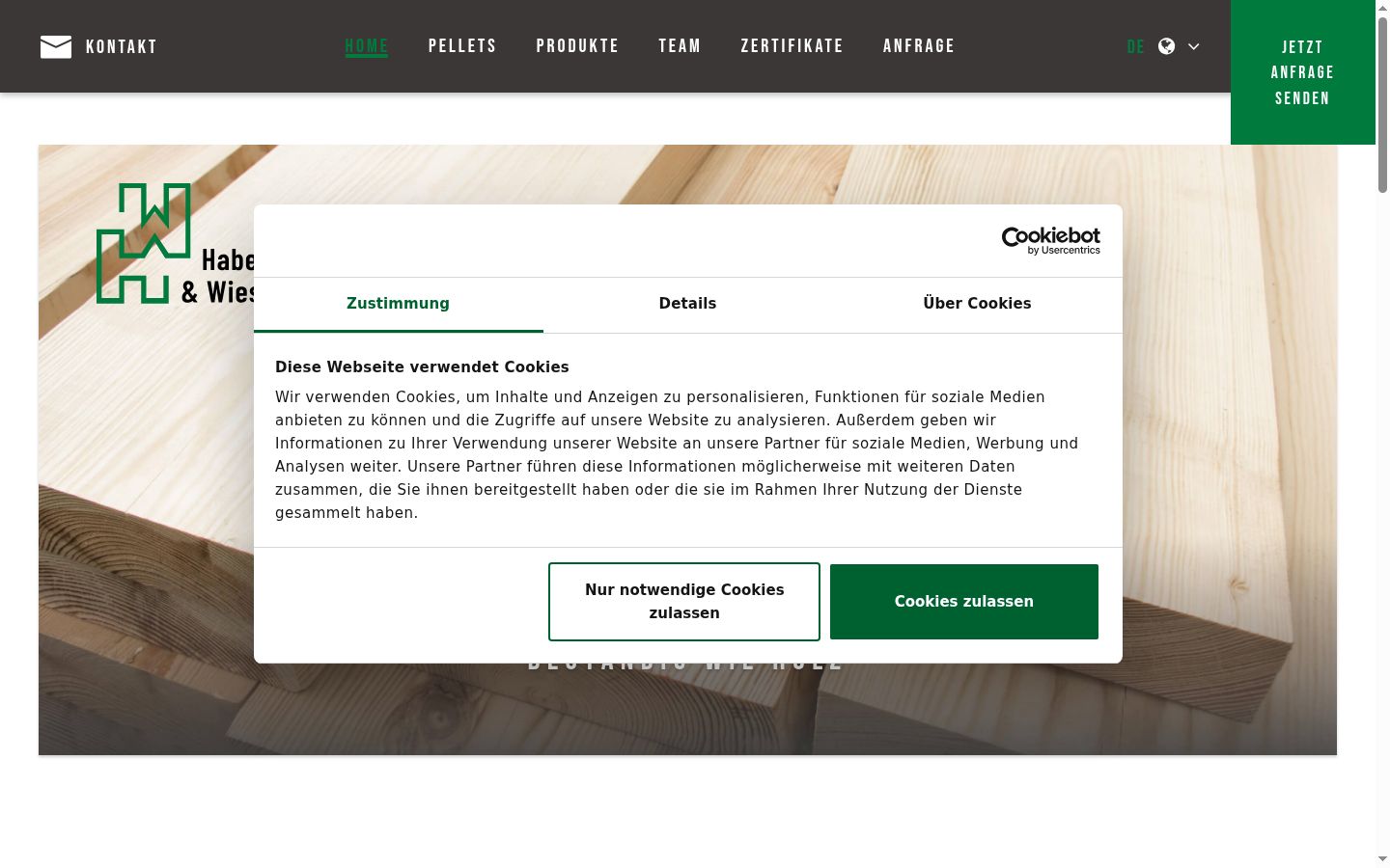 Sutikimo reklamjuostės, rodytos prieš bet kokią sąveiką, ekrano kopija