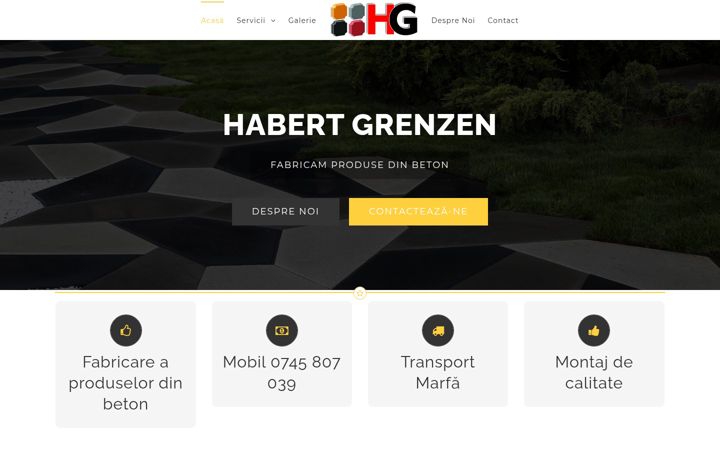 Skärmbild av habertgrenzen.ro
