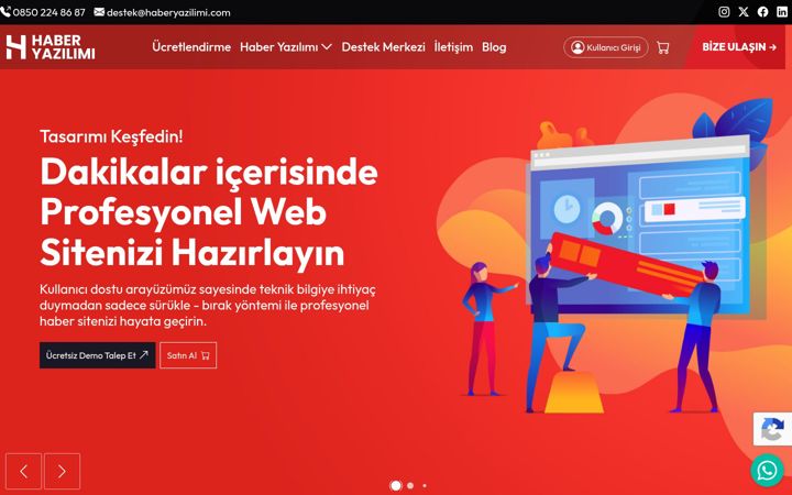 Ekrano kopija haberyazilimi.com
