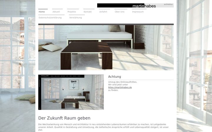 Screenshot of habes-architektur.eu