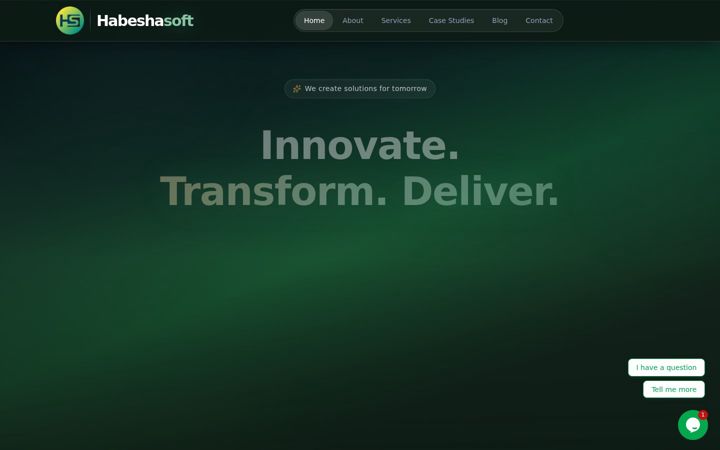 Screenshot of habeshasoft.com