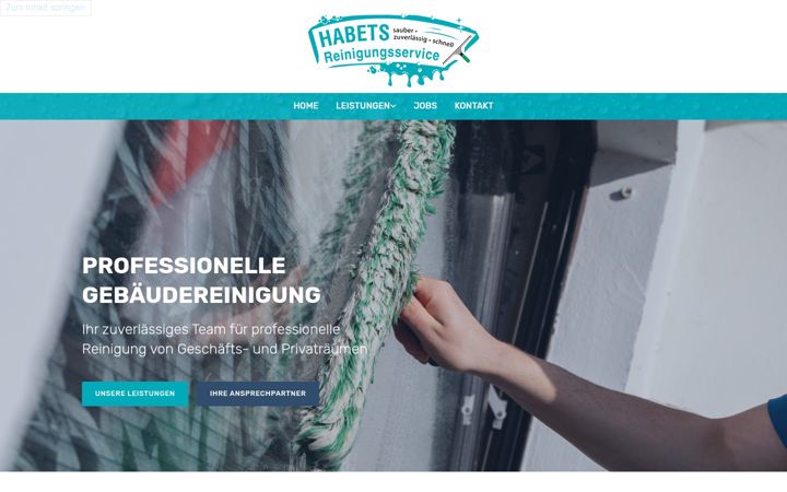 Screenshot of habets-reinigungsservice.de