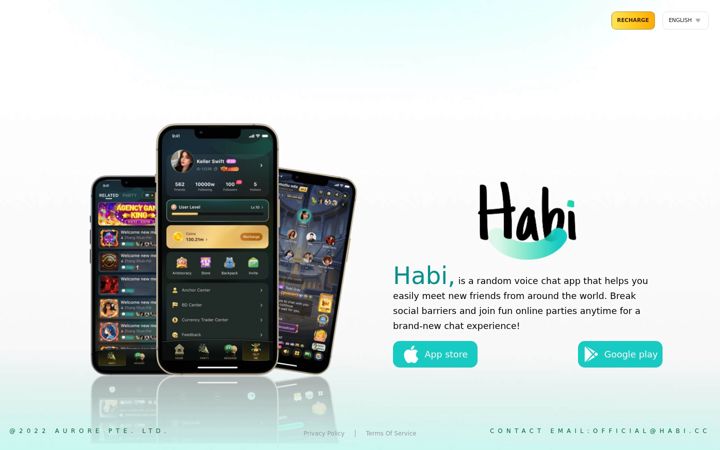 Screenshot of habi.cc