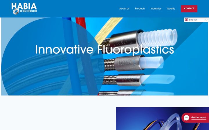 Screenshot of habiateknofluor.se
