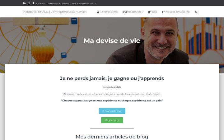 Screenshot of habibabikhalil.ca