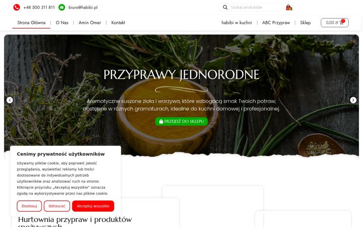 Screenshot of habibi.pl