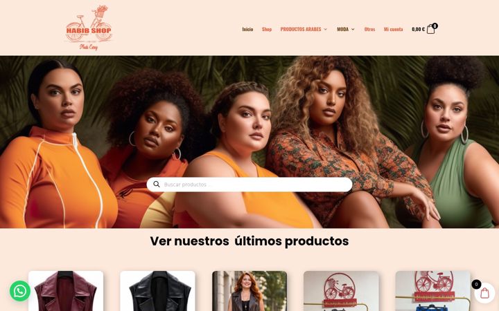 Screenshot of habibshop.es